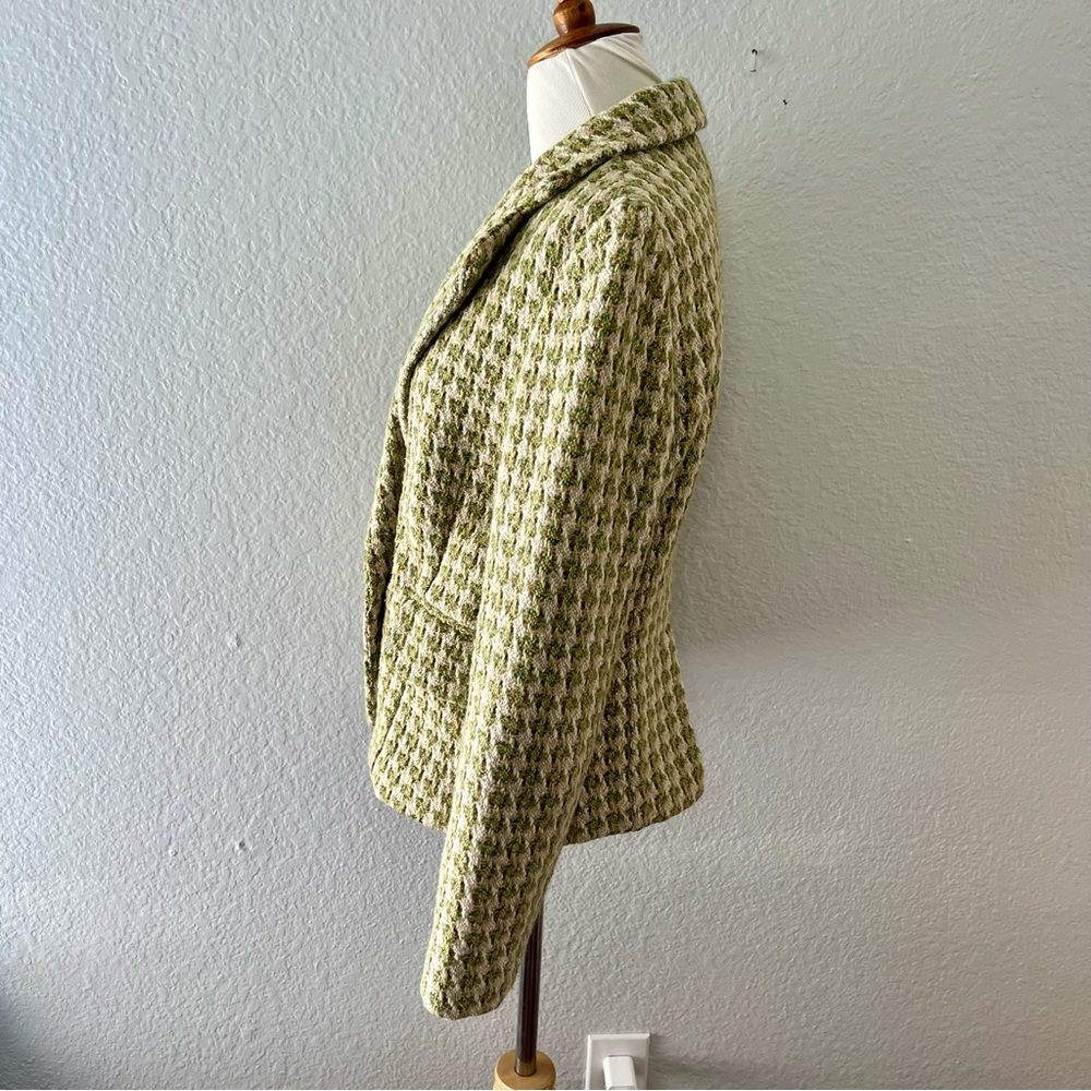 Banana Republic Tweed Wool Blend Blazer Size Small - Picture 5 of 13